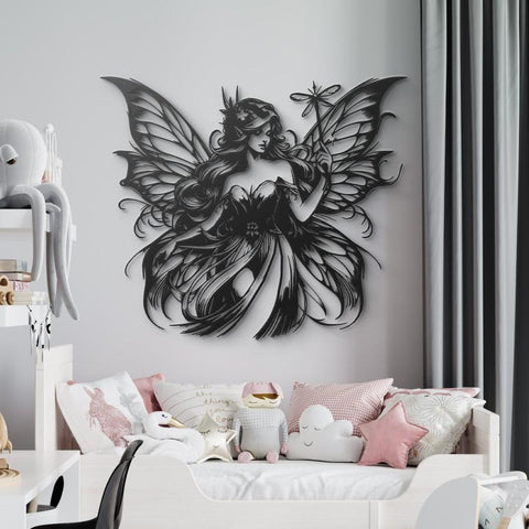 Enchanted Fairy Metal Wall Art