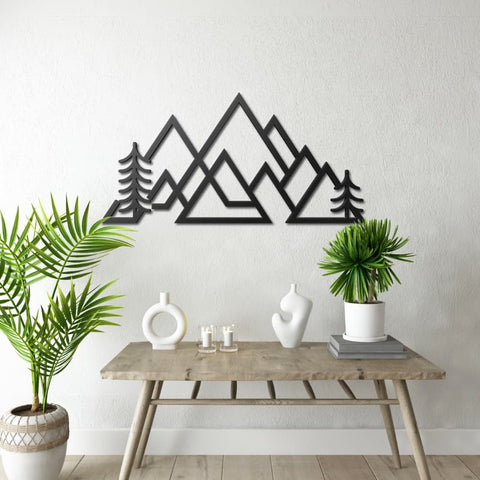 Mountain Metal Wall Art