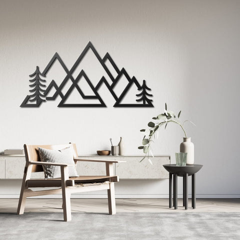 Mountain Metal Wall Art