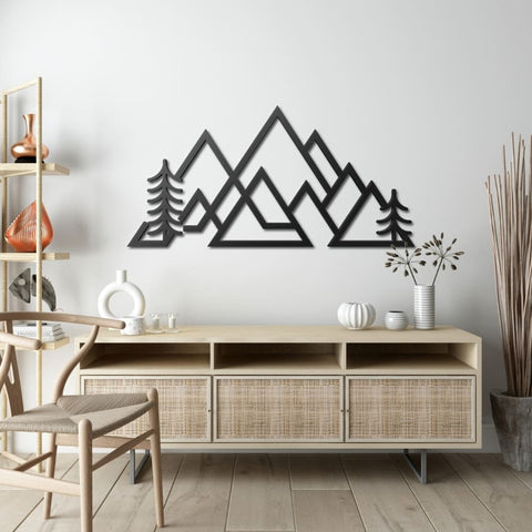 Mountain Metal Wall Art