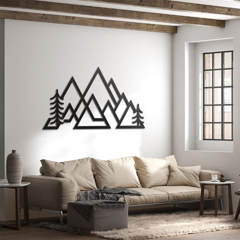 Mountain Metal Wall Art