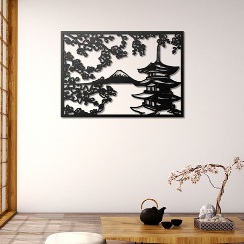 Fuji Mountain Metal Wall Art