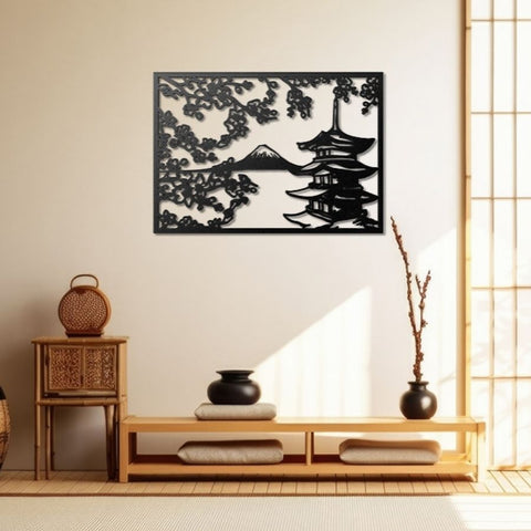 Fuji Mountain Metal Wall Art