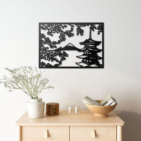 Fuji Mountain Metal Wall Art