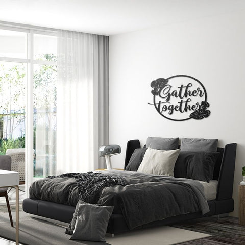 Gather Together Metal Wall Art Decor
