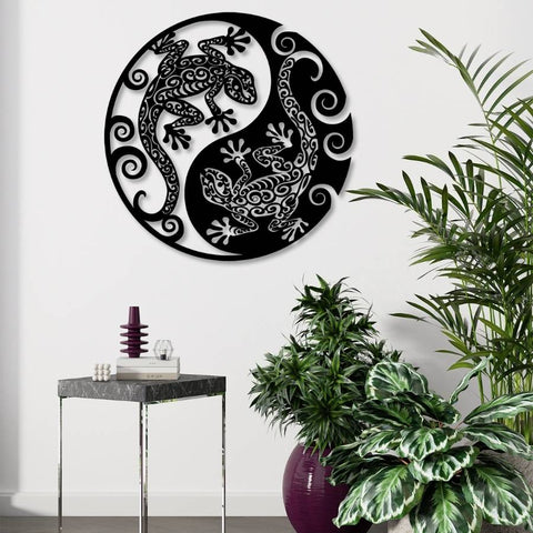 Gecko Metal Wall Art