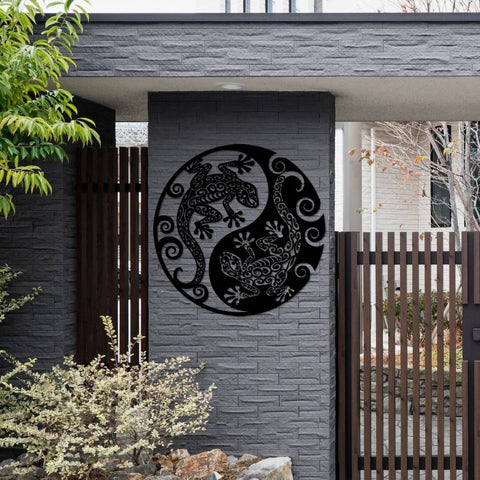 Gecko Metal Wall Art