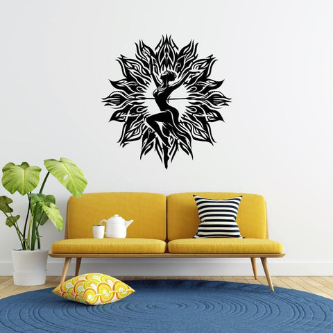 Lotus Dancer Metal Wall Art
