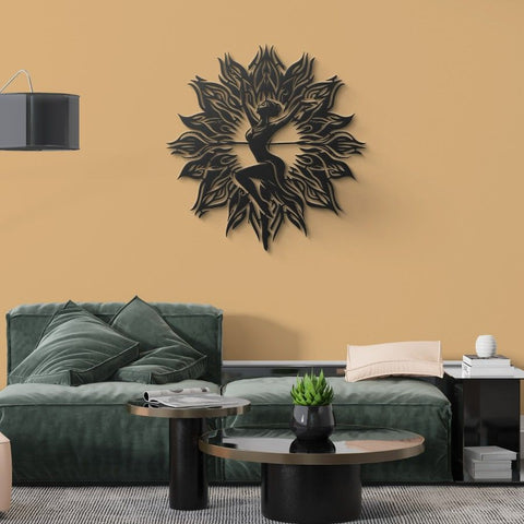 Lotus Dancer Metal Wall Art