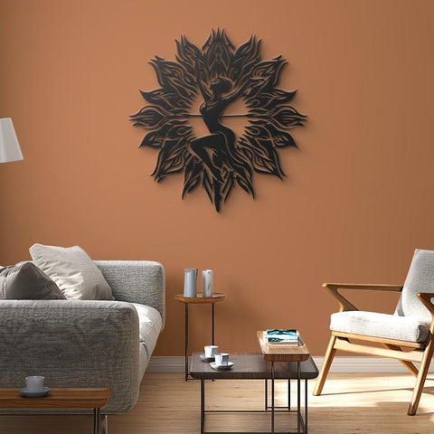 Lotus Dancer Metal Wall Art