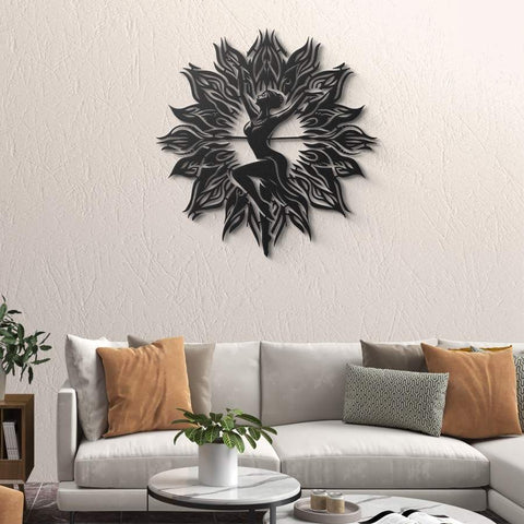Lotus Dancer Metal Wall Art