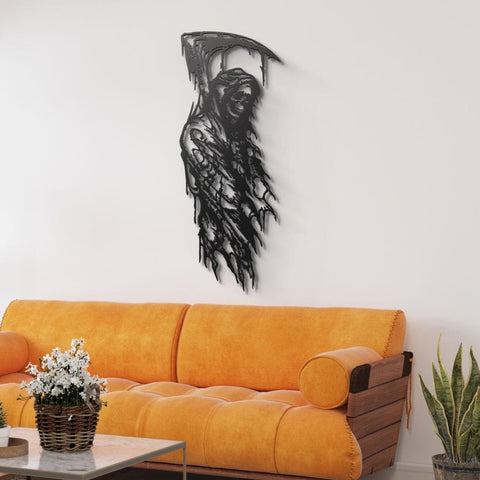 Gothic Reaper Metal Wall Art