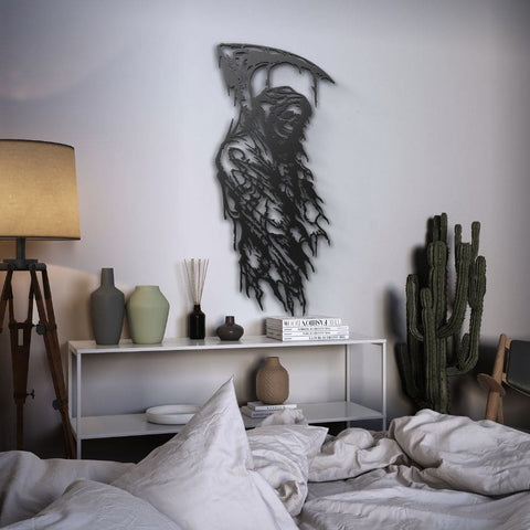 Gothic Reaper Metal Wall Art