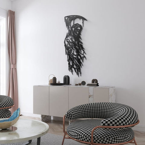 Gothic Reaper Metal Wall Art