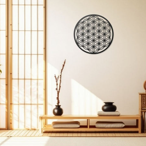 Life Of Flower Metal Wall Art Decor