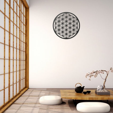 Life Of Flower Metal Wall Art Decor