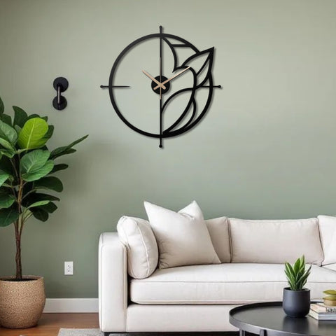 Unique Modern Metal Wall Clock