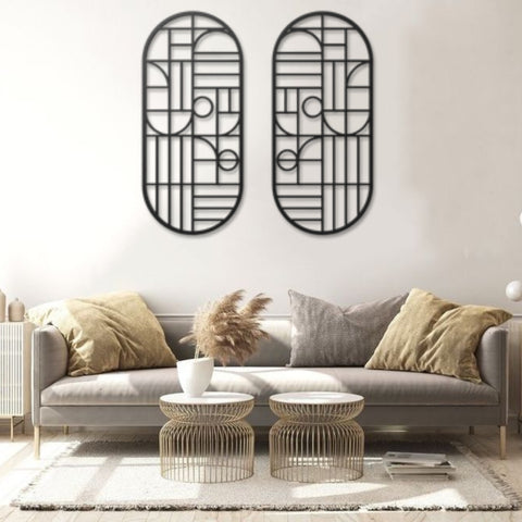 Livingroom Modern Metal Wall Art