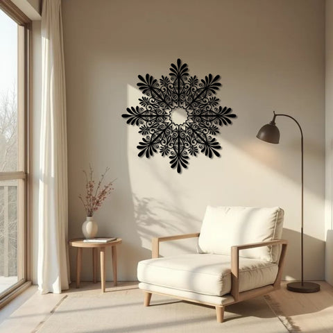 Snowflake Metal Wall Art