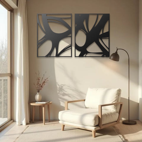 Large Size Abstract Metal Wall Art