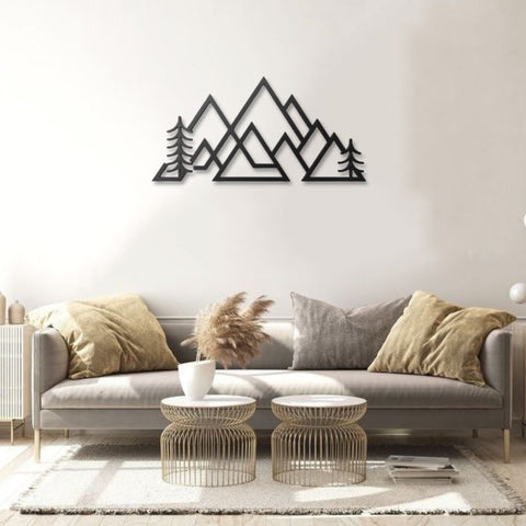 Mountain Metal Wall Art