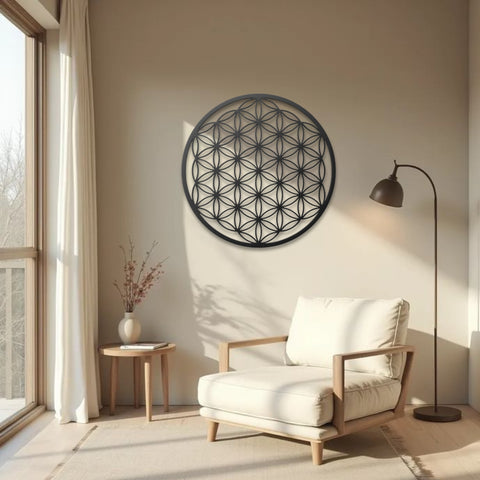 Life Of Flower Metal Wall Art Decor