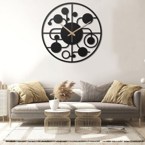 Large Lounge Metal Wall Clock