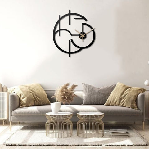 Modern Minimalist Elegant Metal Wall Clock