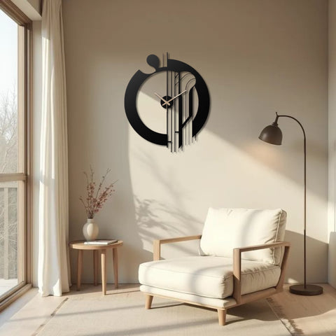 Simple and Stylish Metal Wall Clock