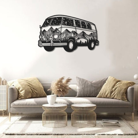 Roadtrip Van Metal Wall Art