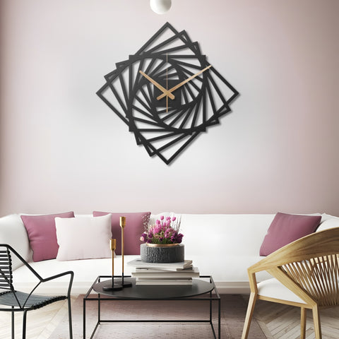 Contemporary Metal Wall Clock