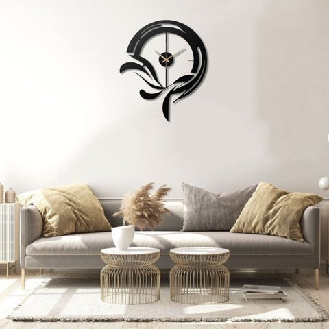 Modern Elegant Metal Wall Clock