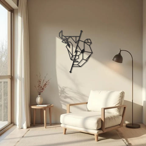Bull and Bear Metal Wall Art