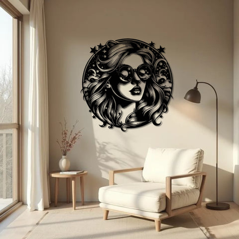 Celestial Beauty Metal Wall Art