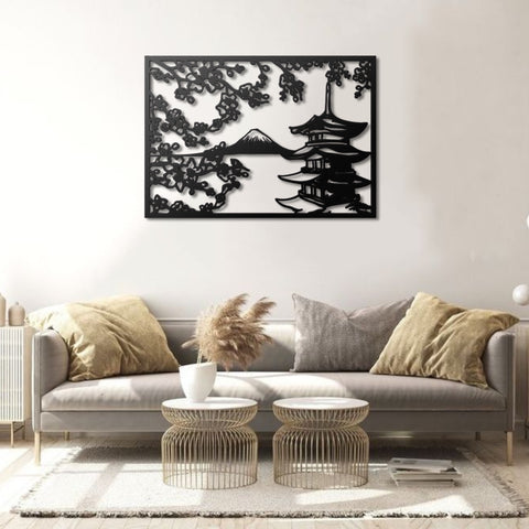 Fuji Mountain Metal Wall Art