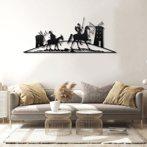 Don Quixote Metal Wall Art Decor