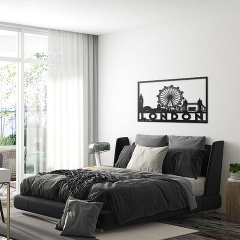 London City Metal Wall Art Decor