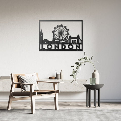 London City Metal Wall Art Decor