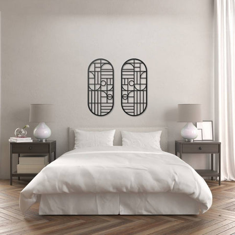 Livingroom Modern Metal Wall Art