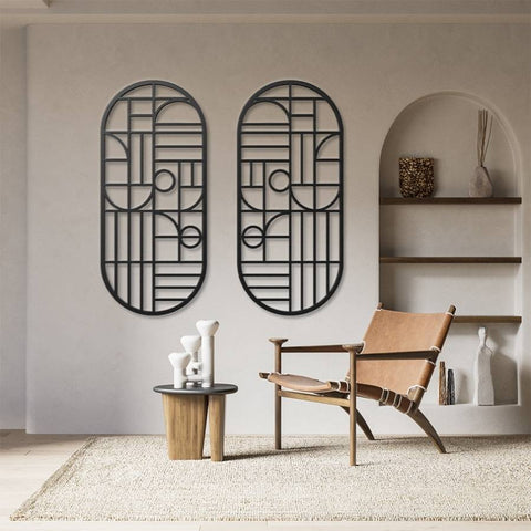 Livingroom Modern Metal Wall Art