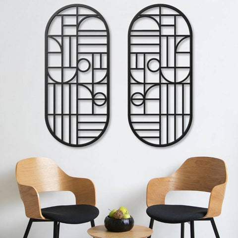 Livingroom Modern Metal Wall Art