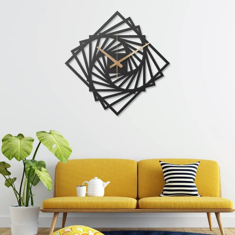 Contemporary Metal Wall Clock