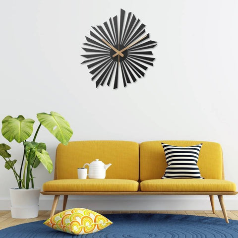 Spontaneous Metal Wall Clock