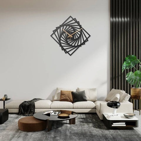 Contemporary Metal Wall Clock