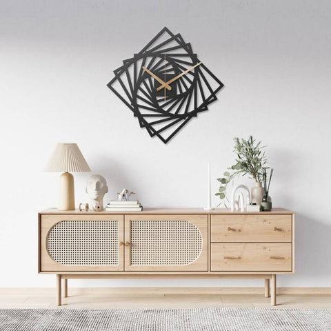 Contemporary Metal Wall Clock