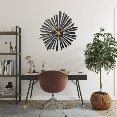 Spontaneous Metal Wall Clock