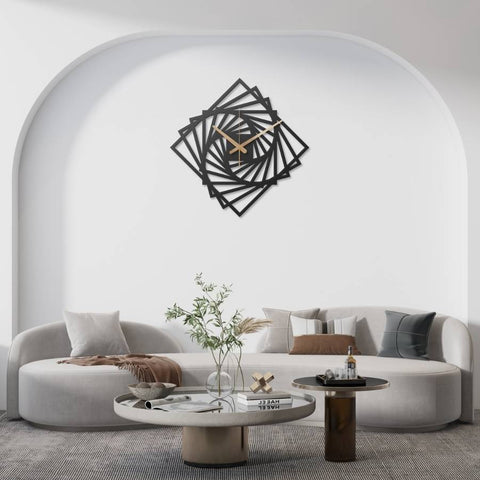 Contemporary Metal Wall Clock