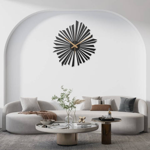 Spontaneous Metal Wall Clock