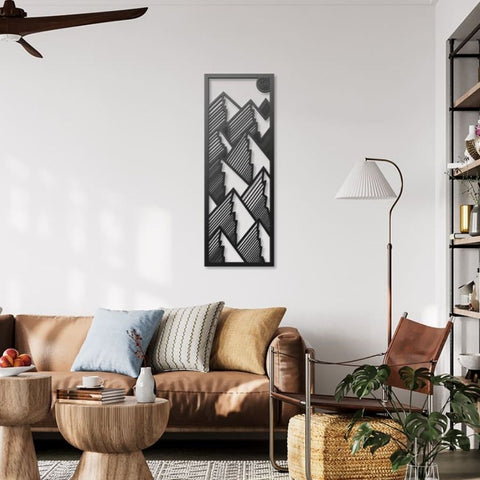 Mountain Ranges Metal Wall Art Decor
