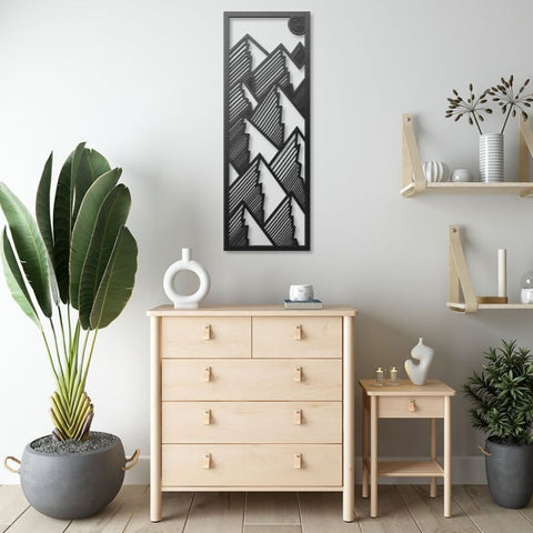 Mountain Ranges Metal Wall Art Decor